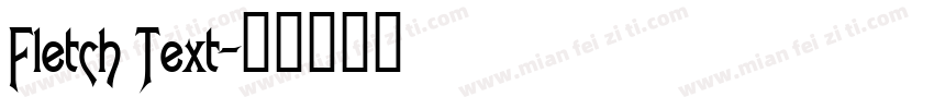 Fletch Text字体转换